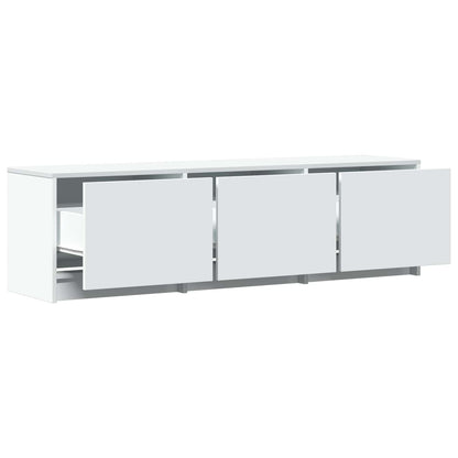 Mueble De Tv Con Led 140 X 34 X 40 Cm Madera De Ingeniería