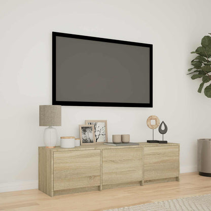 Mueble De Tv Con Led Con Led 165 X 34 X 40 Cm