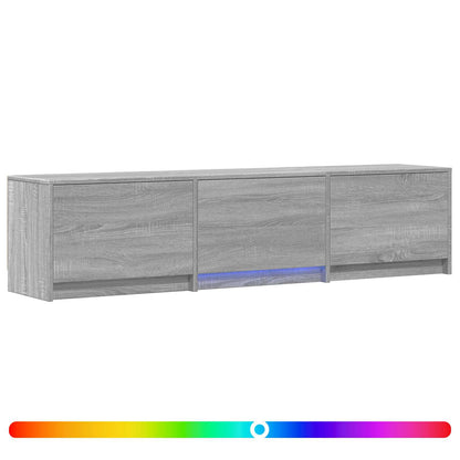 Mueble De Tv Con Led Con Led 165 X 34 X 40 Cm