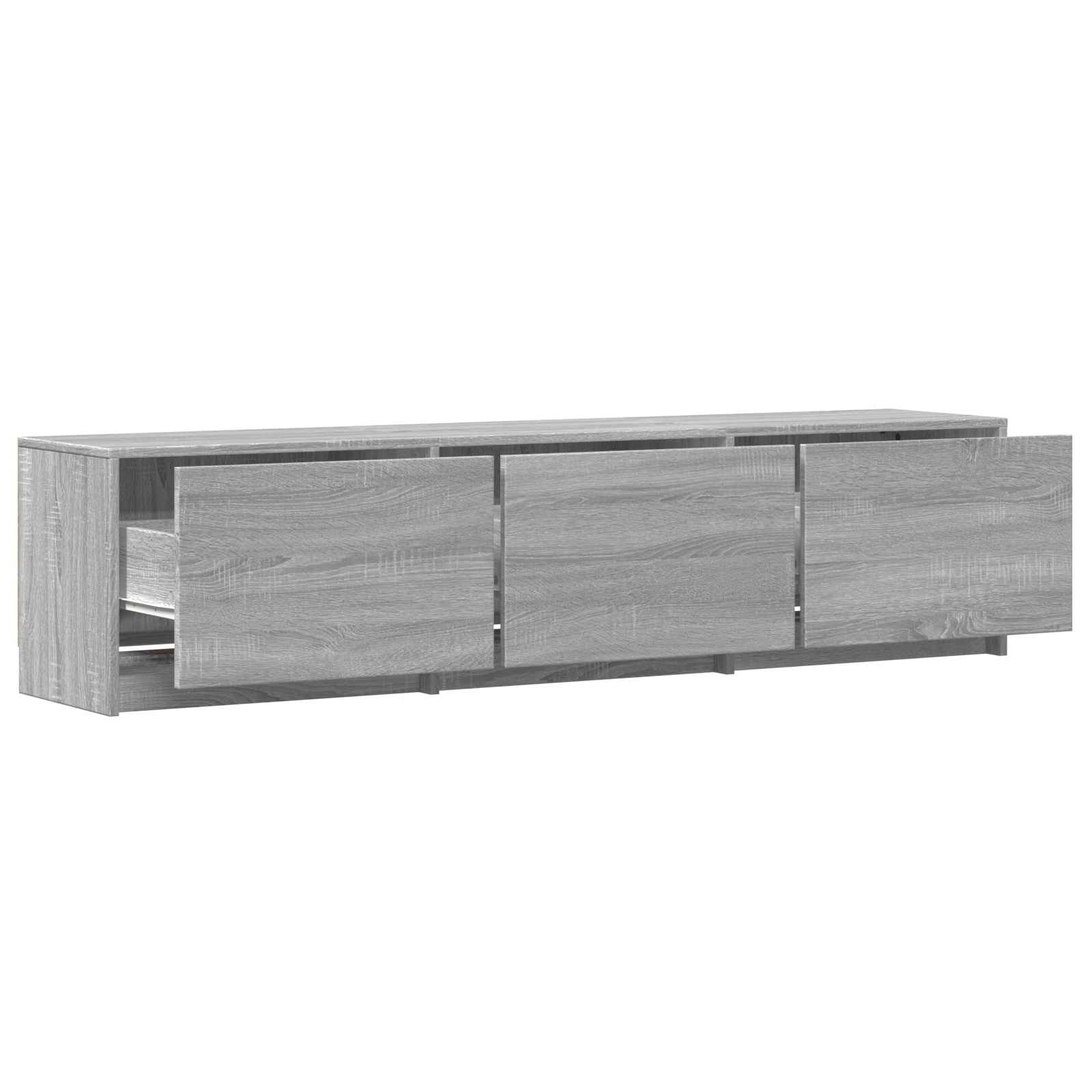 Mueble De Tv Con Led Con Led 165 X 34 X 40 Cm