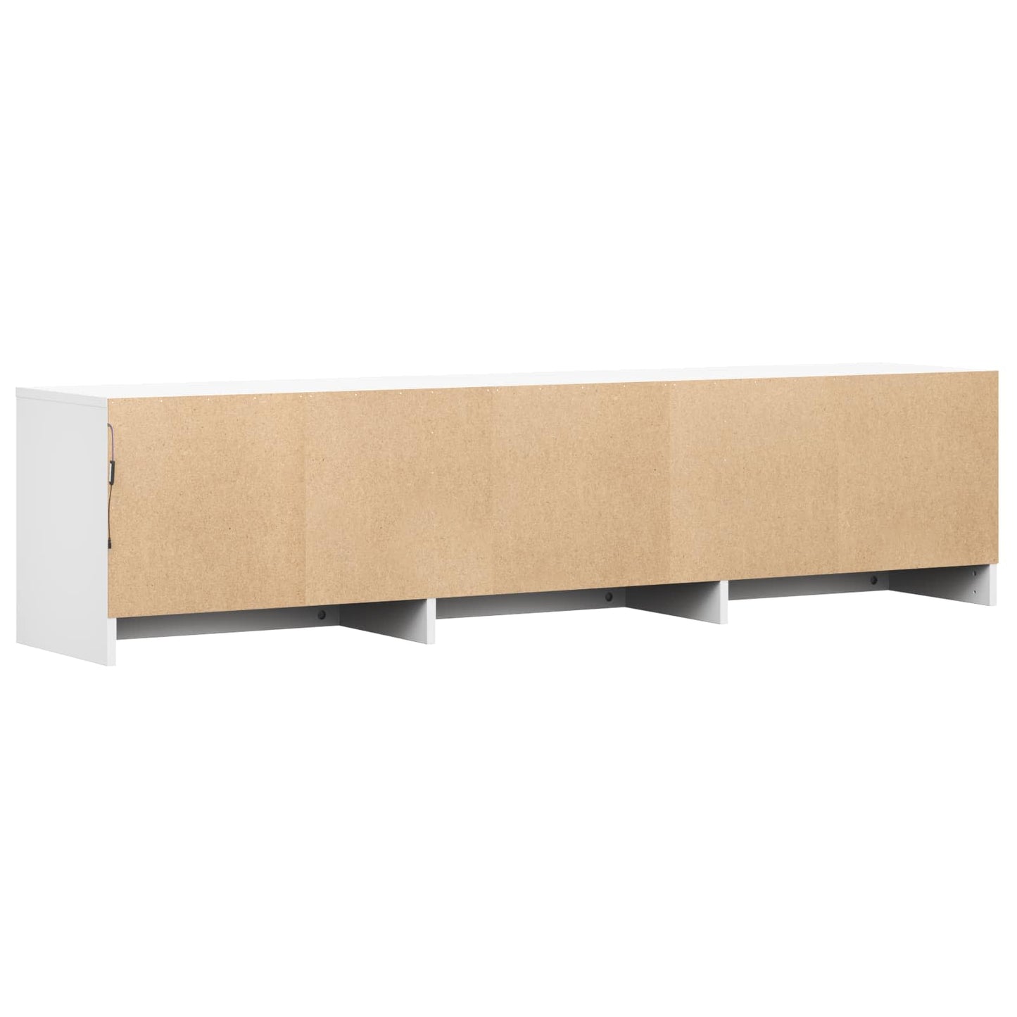 Mueble De Tv Con Led 165 X 34 X 40 Cm Madera De Ingeniería