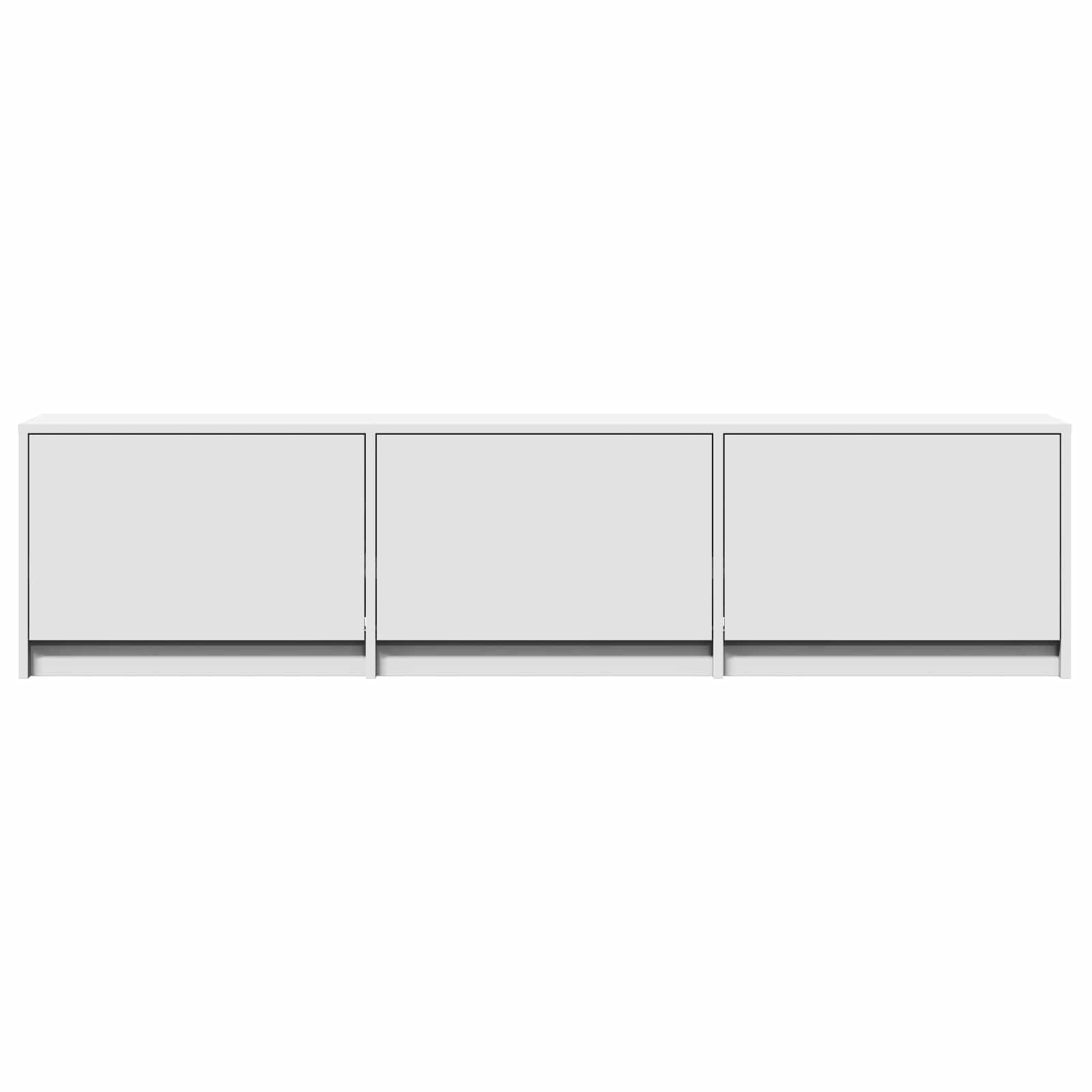 Mueble De Tv Con Led 165 X 34 X 40 Cm Madera De Ingeniería