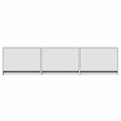 Mueble De Tv Con Led 165 X 34 X 40 Cm Madera De Ingeniería