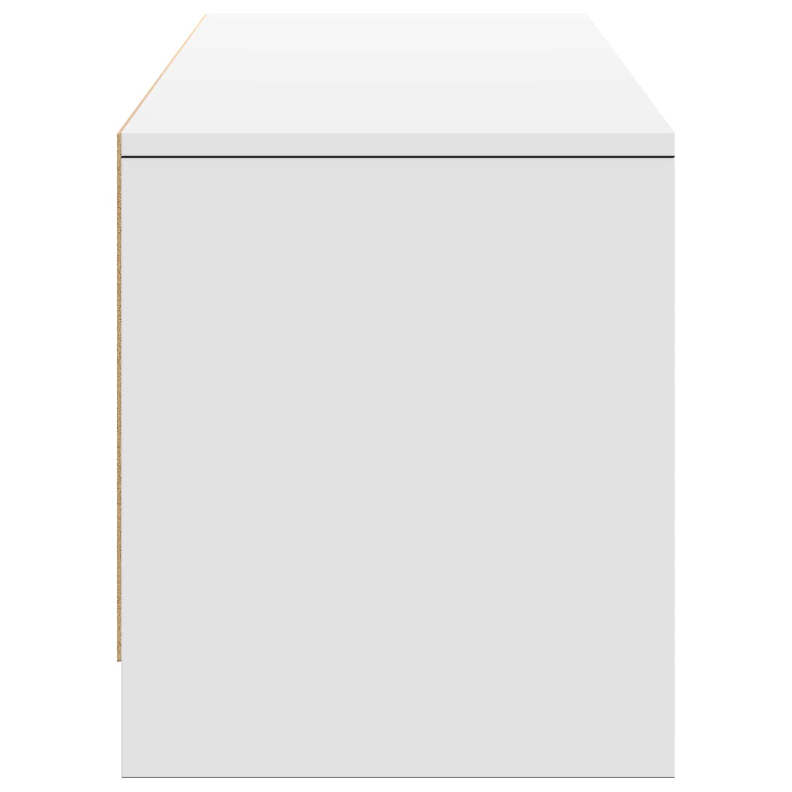 Mueble De Tv Con Led 165 X 34 X 40 Cm Madera De Ingeniería
