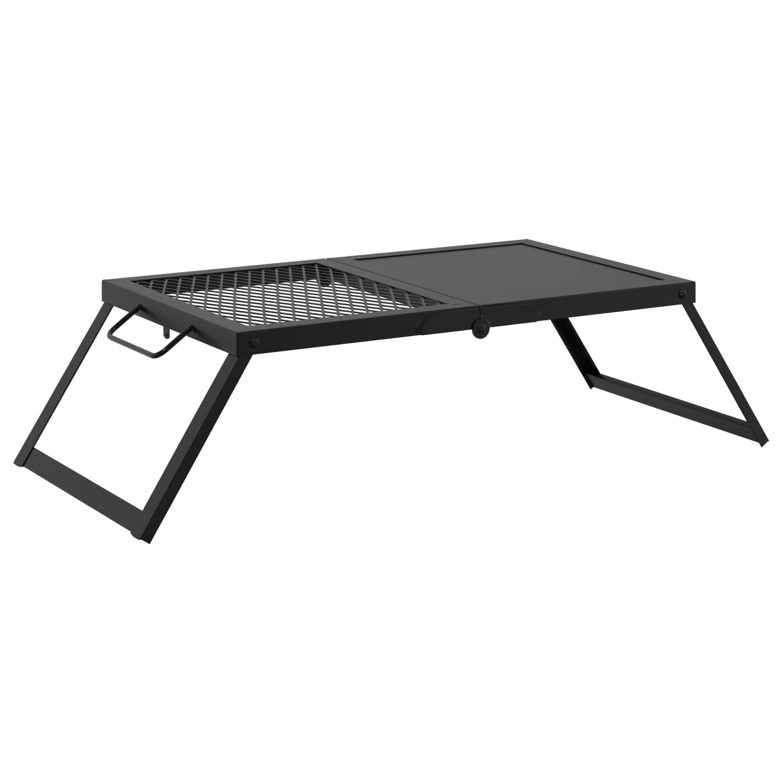 Parrilla De Camping Plegable Negro 31,5 X 26,5 X 4 Cm