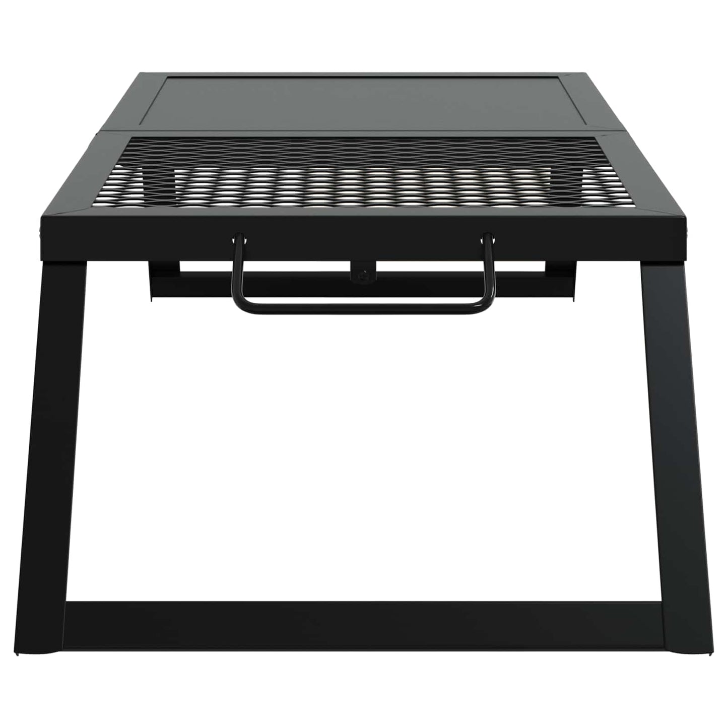 Parrilla De Camping Plegable Negro 31,5 X 26,5 X 4 Cm