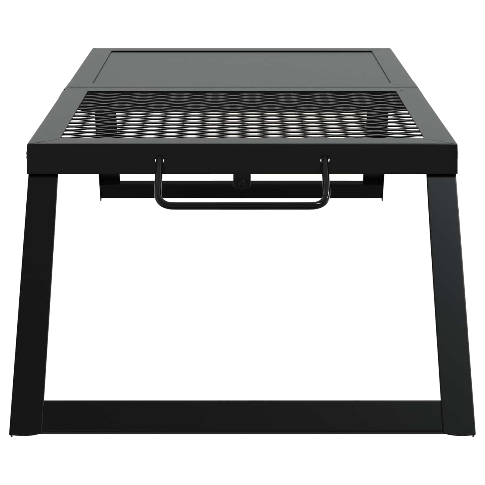 Parrilla De Camping Plegable Negro 31,5 X 26,5 X 4 Cm