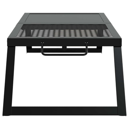 Parrilla De Camping Plegable Negro 31,5 X 26,5 X 4 Cm