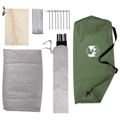 Tienda De Camping Con Techo Verde 275 X 215 X 125 Cm