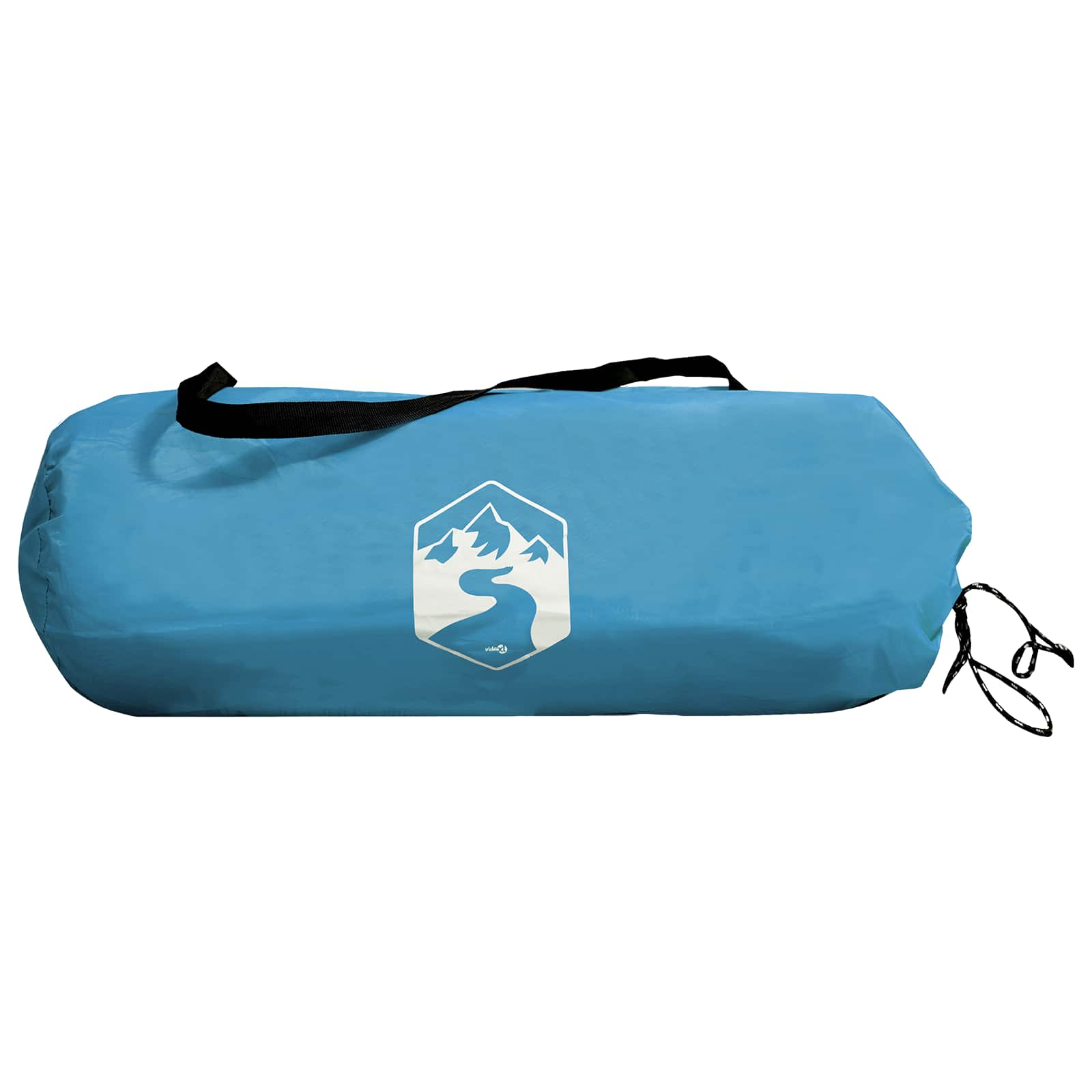 Tienda De Camping Con Techo Azul 275 X 215 X 125 Cm
