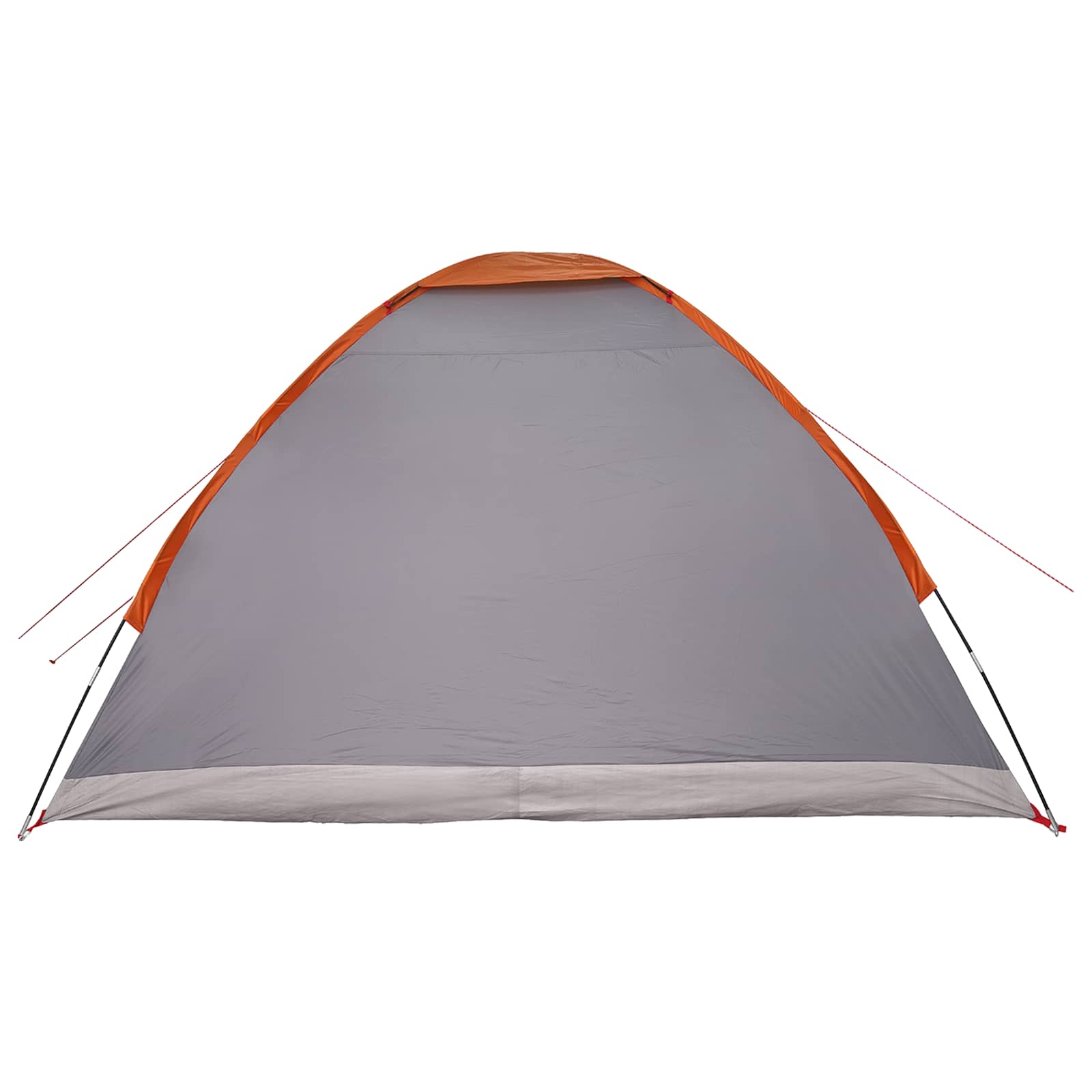 Tienda De Camping Con Techo Gris Y Naranja 275 X 215 X 125 Cm