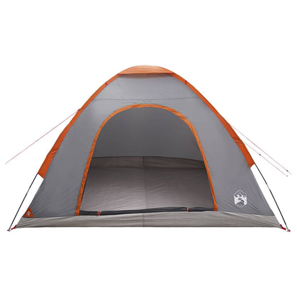 Tienda De Camping Con Techo Gris Y Naranja 275 X 215 X 125 Cm