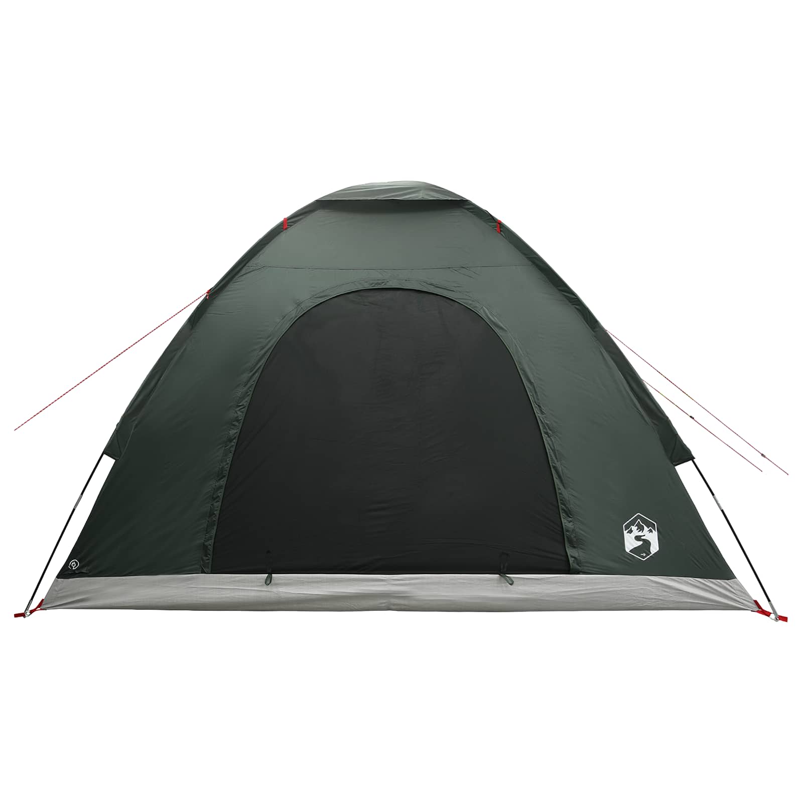 Tienda De Camping Con Techo Verde Militar 275 X 215 X 125 Cm