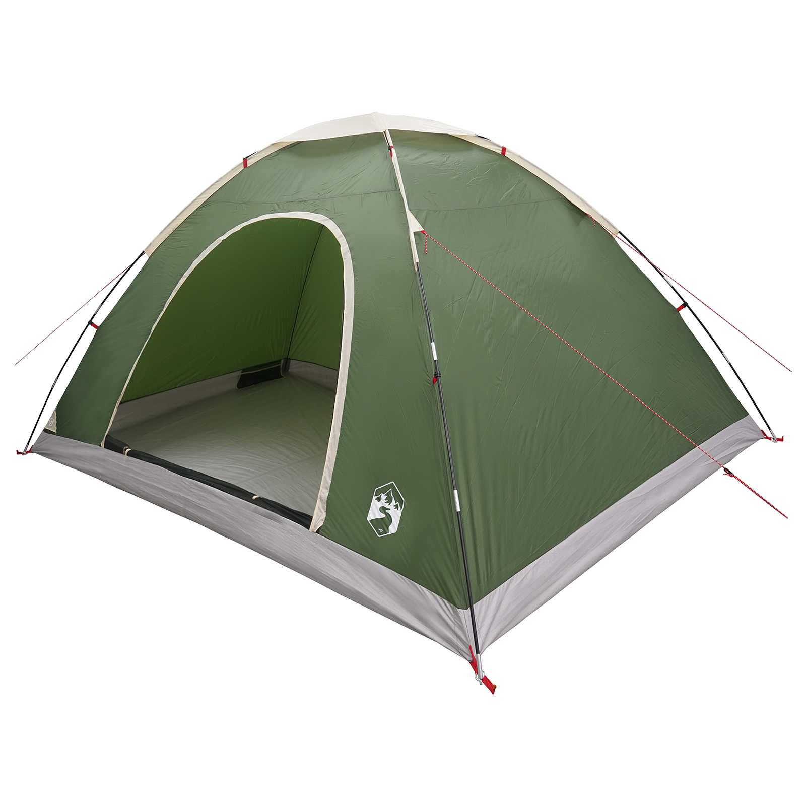 Tienda De Camping Con Techo Verde 335 X 275 X 180 Cm