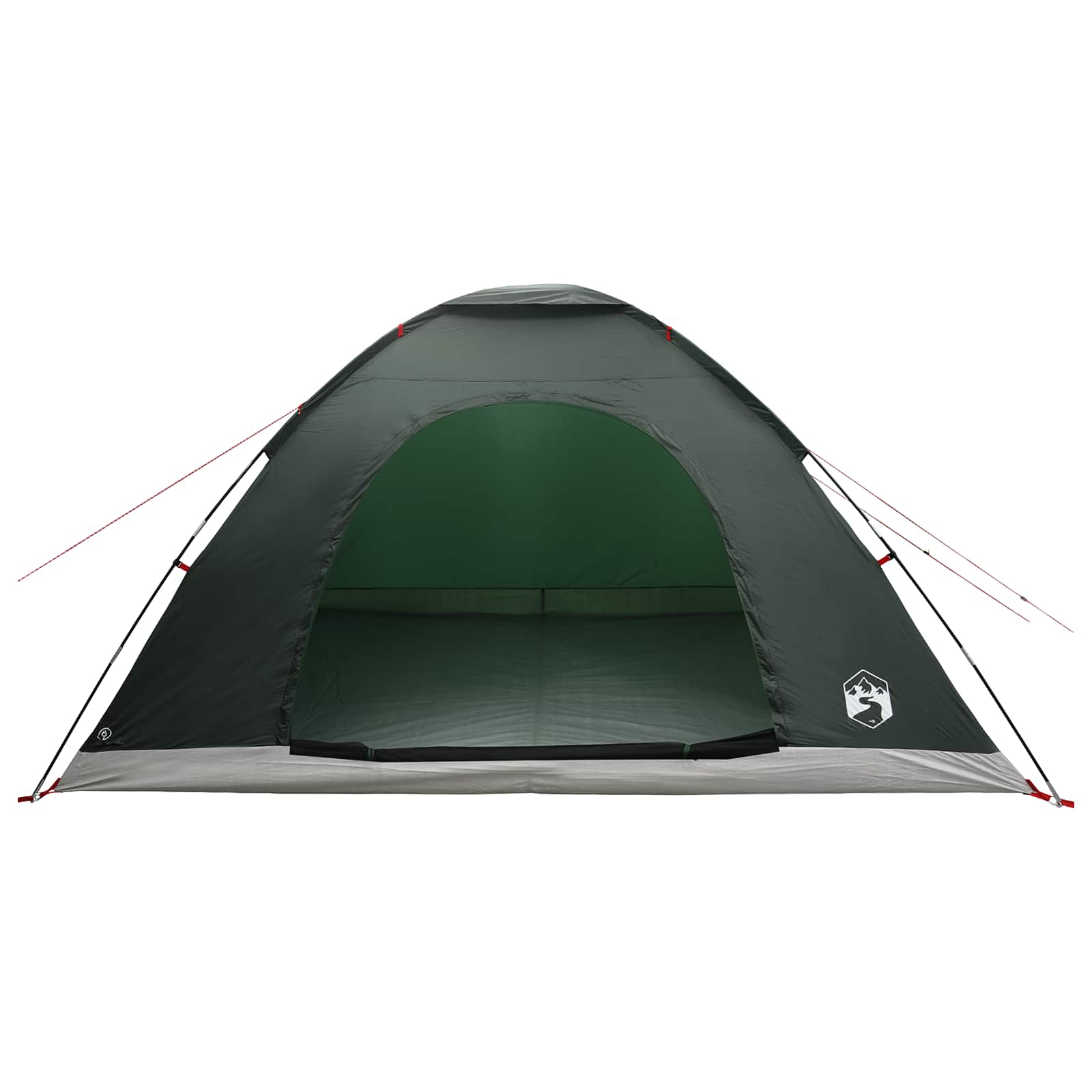 Tienda De Camping Con Techo Verde Militar 335 X 275 X 180 Cm
