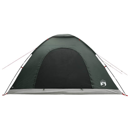 Tienda De Camping Con Techo Verde Militar 335 X 275 X 180 Cm