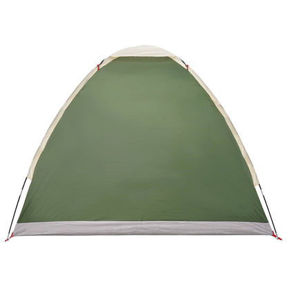 Tienda De Camping Con Techo Verde 2 Personas Poliéster Y Acero