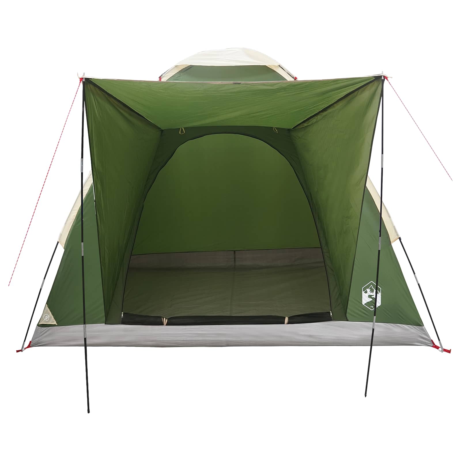 Tienda De Camping Con Techo Verde 2 Personas Poliéster Y Acero