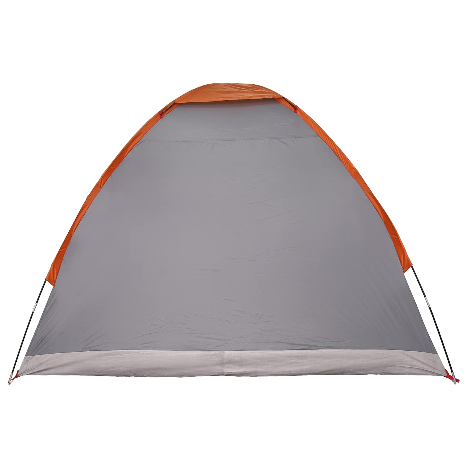Tienda De Camping Gris Y Naranja 2 Personas Poliéster Y Acero
