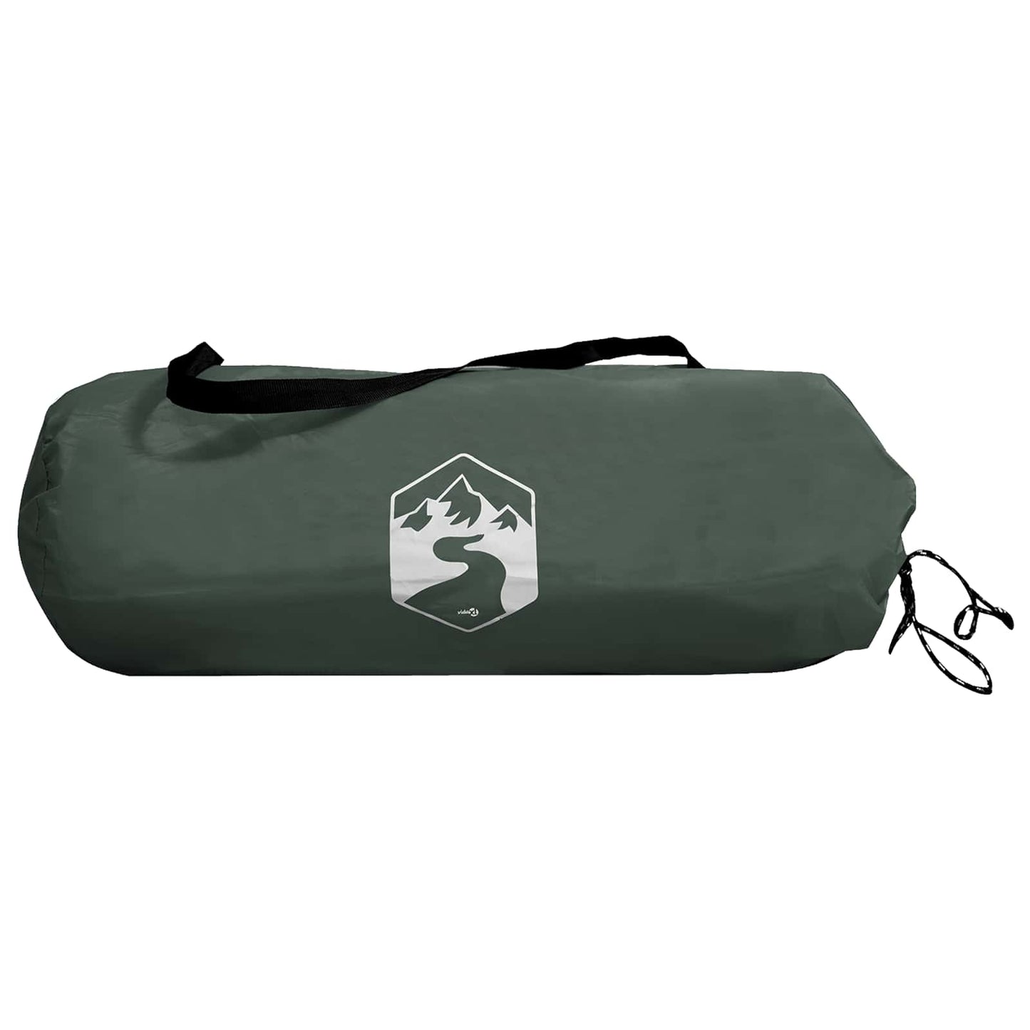 Tienda De Camping Con Techo Verde Militar 190 X 140 X 105 Cm