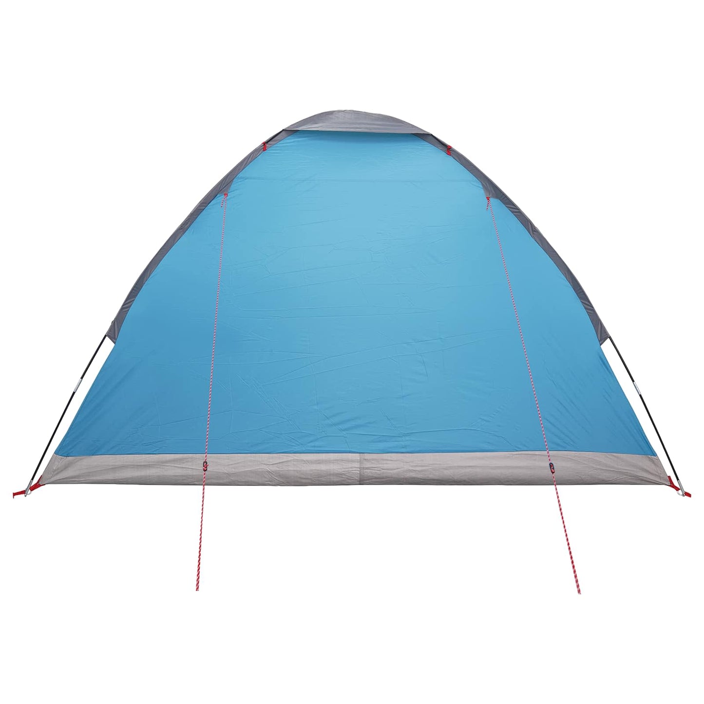 Tienda De Camping Con Techo Azul 4 Personas Poliéster Y Acero