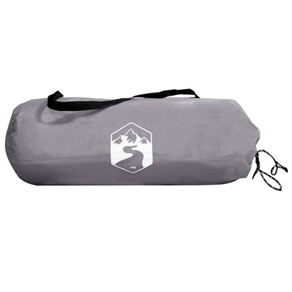 Tienda De Camping Gris Y Naranja 4 Personas Poliéster Y Acero