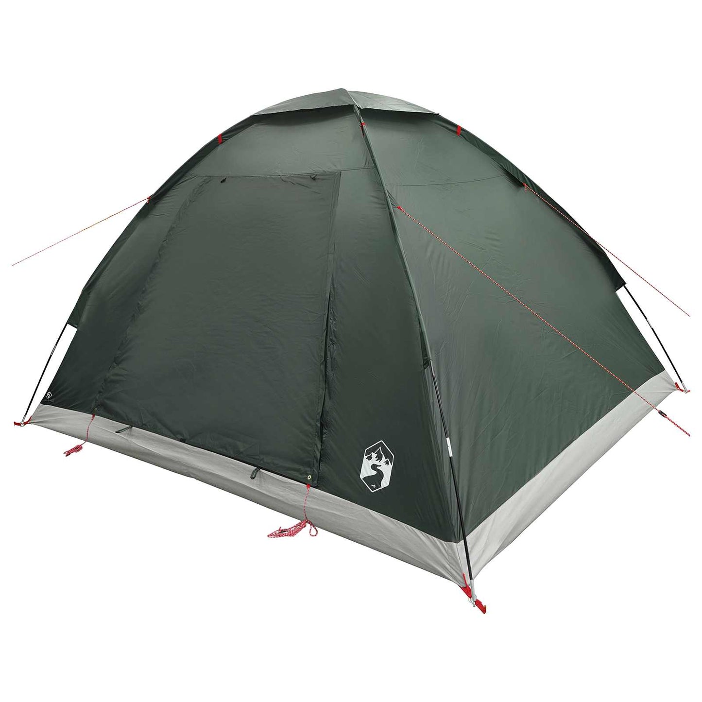 Tienda De Camping Con Techo Verde Militar 275 X 215 X 125 Cm
