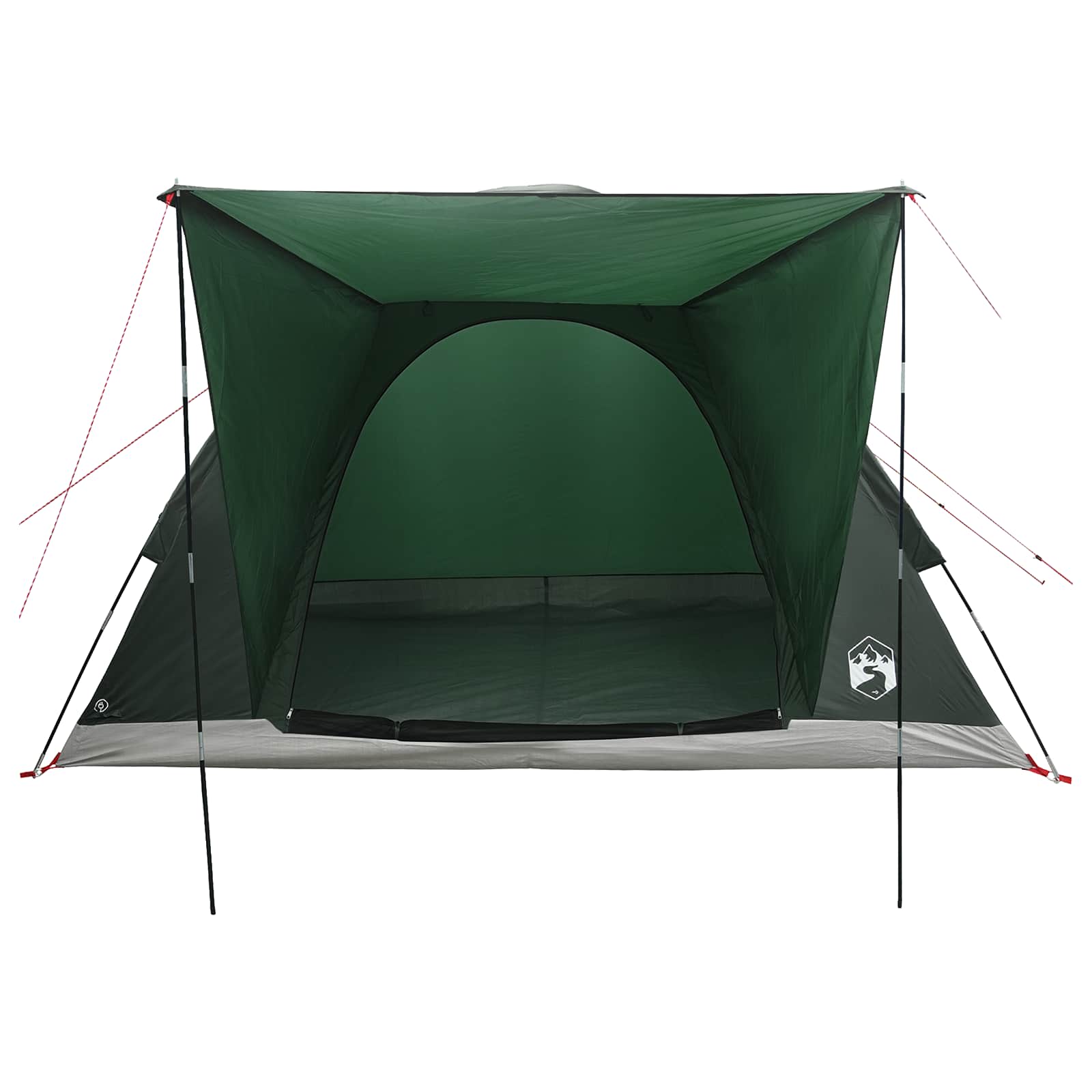 Tienda De Camping Con Techo Verde Militar 275 X 215 X 125 Cm