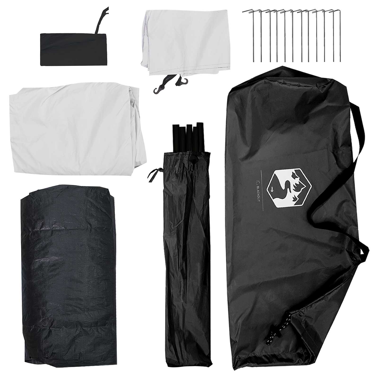 Tienda De Camping Blackout 275 X 215 X 125 Cm Poliéster Y Acero