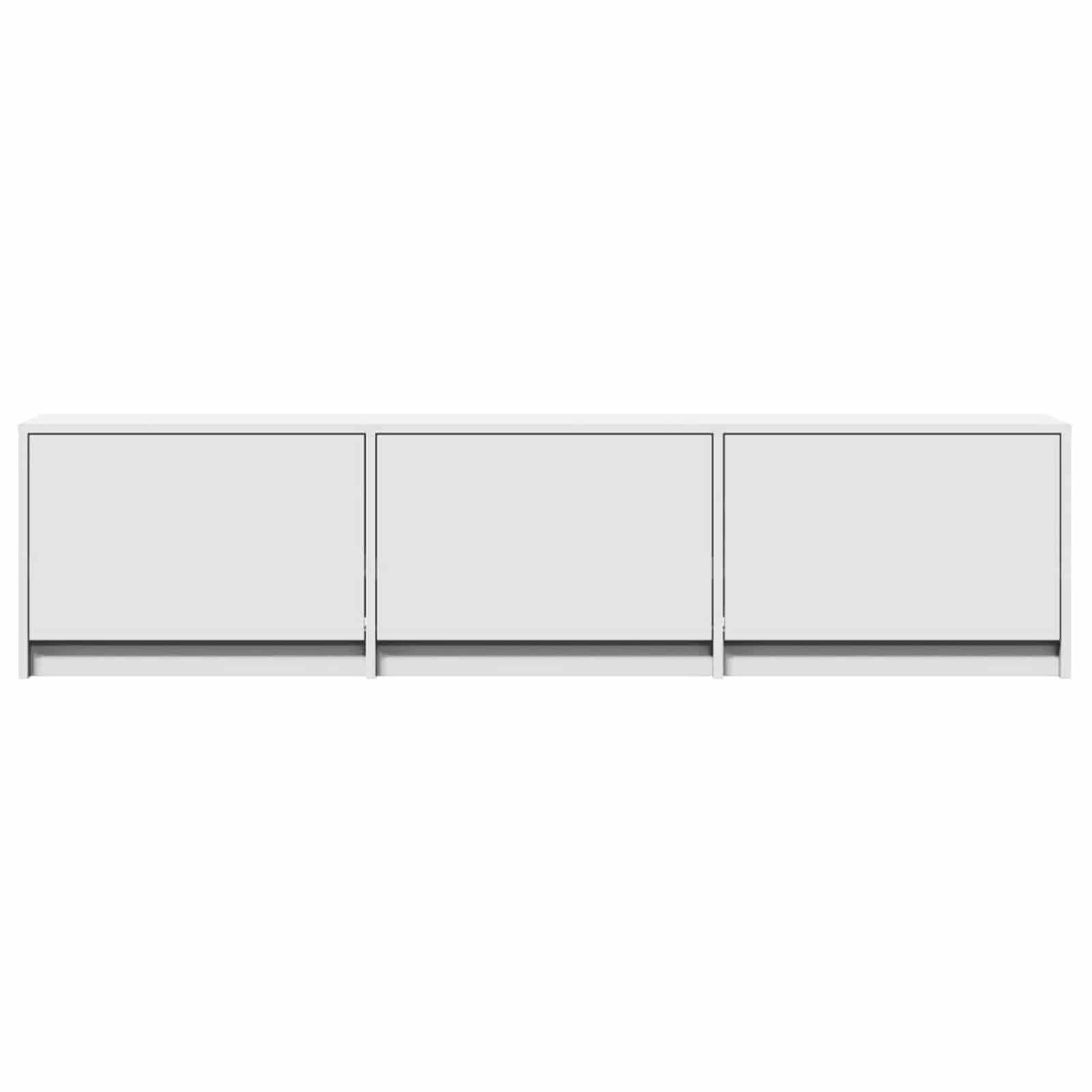 Mueble De Tv Con Led 165 X 34 X 40 Cm Madera De Ingeniería