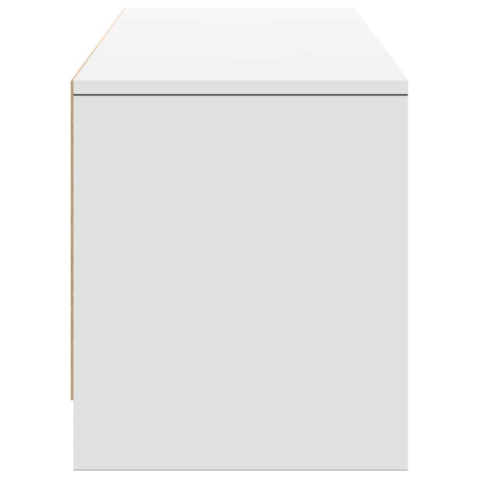 Mueble De Tv Con Led 165 X 34 X 40 Cm Madera De Ingeniería