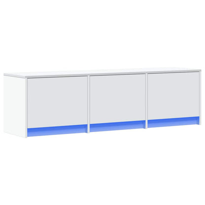Mueble De Tv Con Led 140 X 34 X 40 Cm Madera De Ingeniería