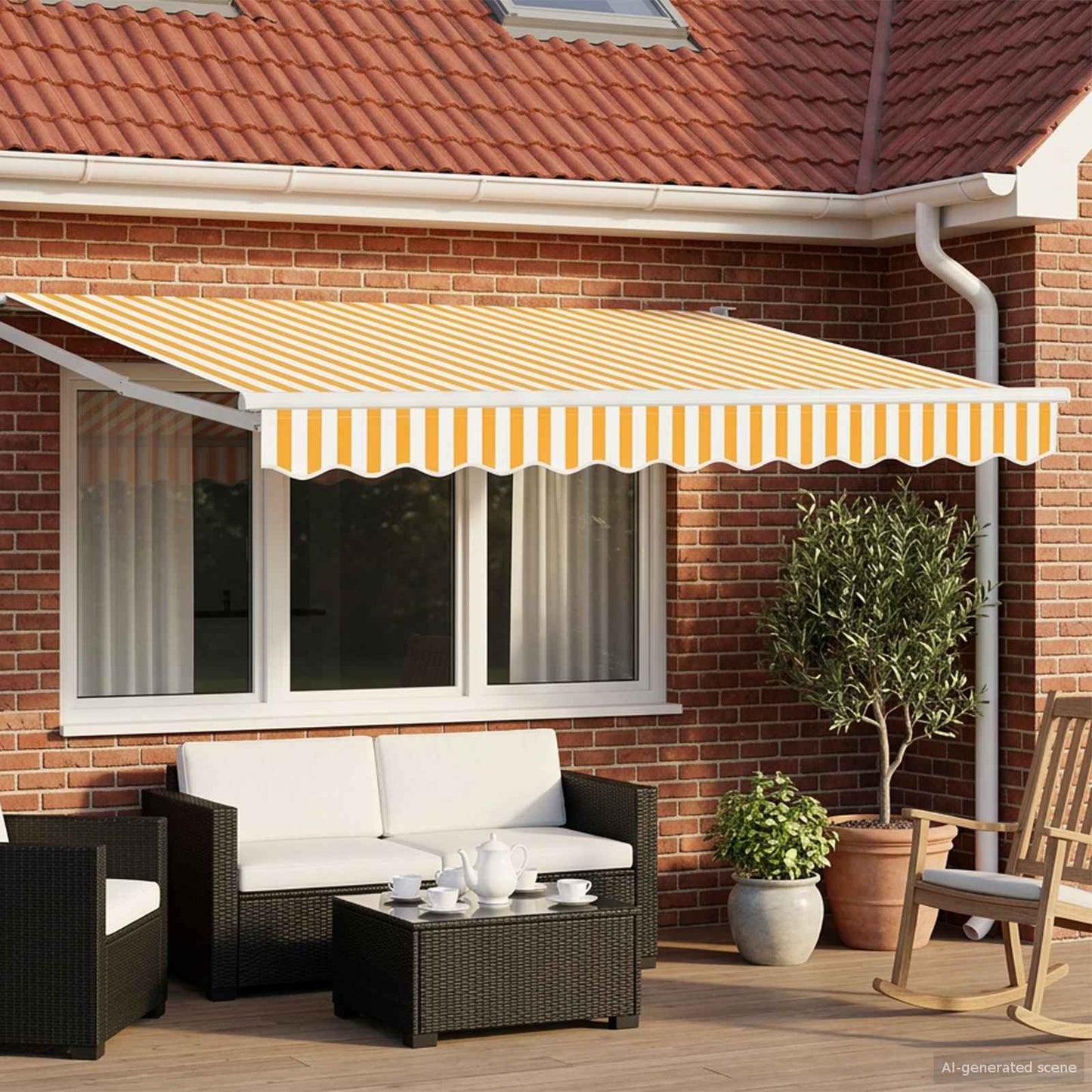 Toldo Retráctil Automático 400X300 Cm