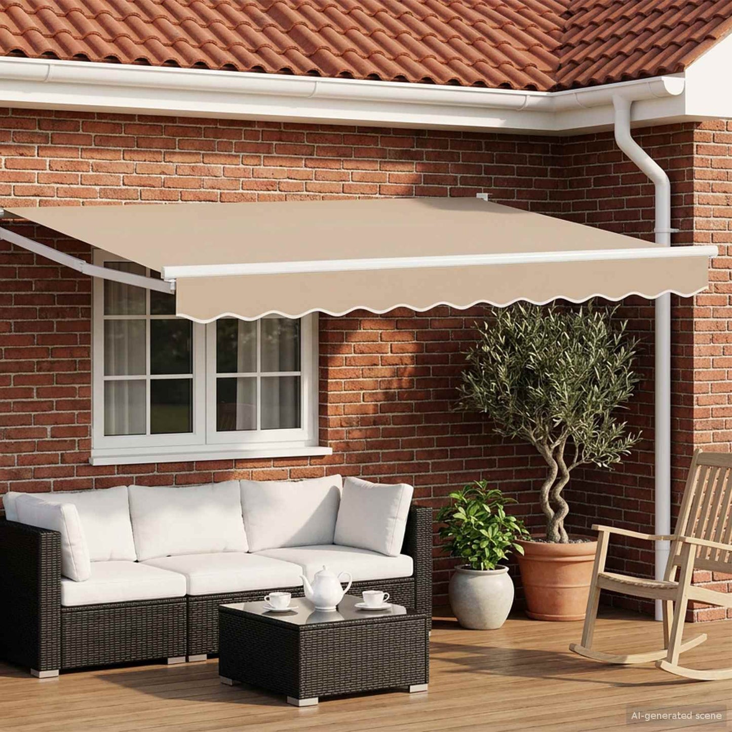 Toldo Retráctil Automático 400X300 Cm