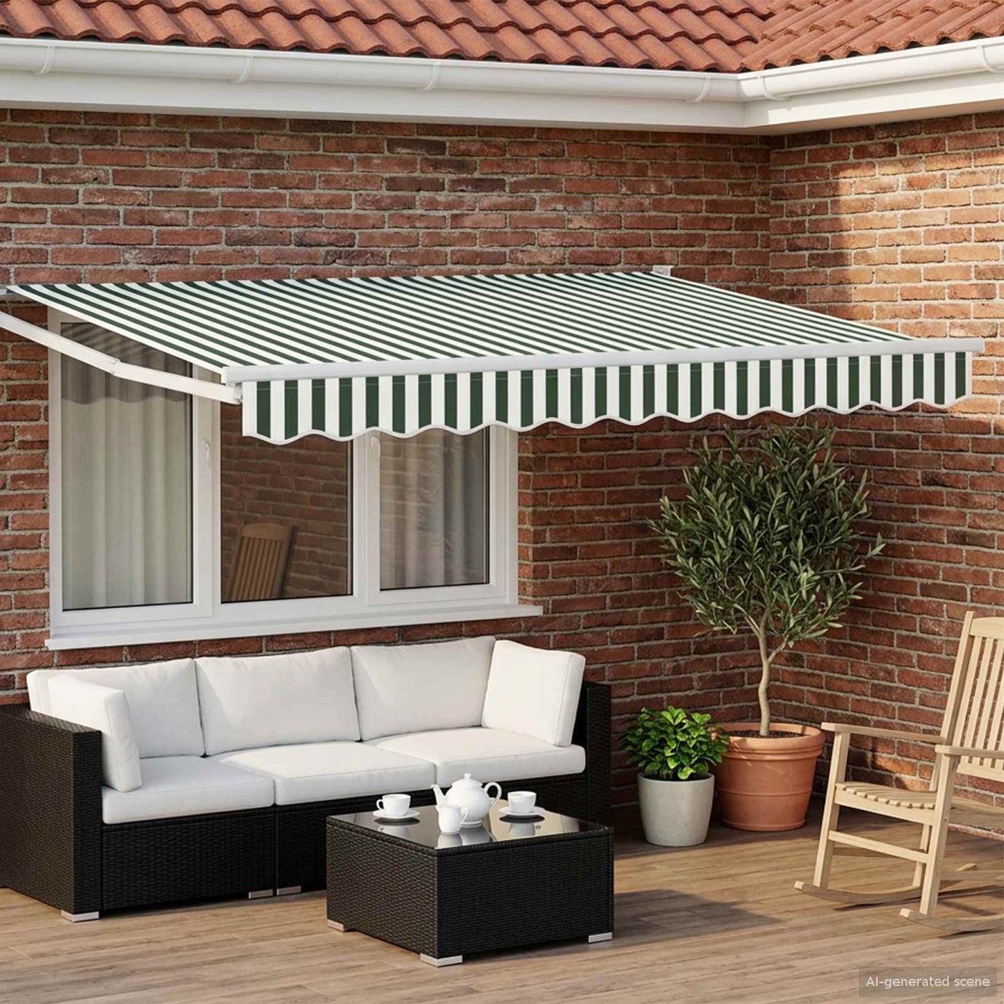 Toldo Retráctil Automático 400X300 Cm