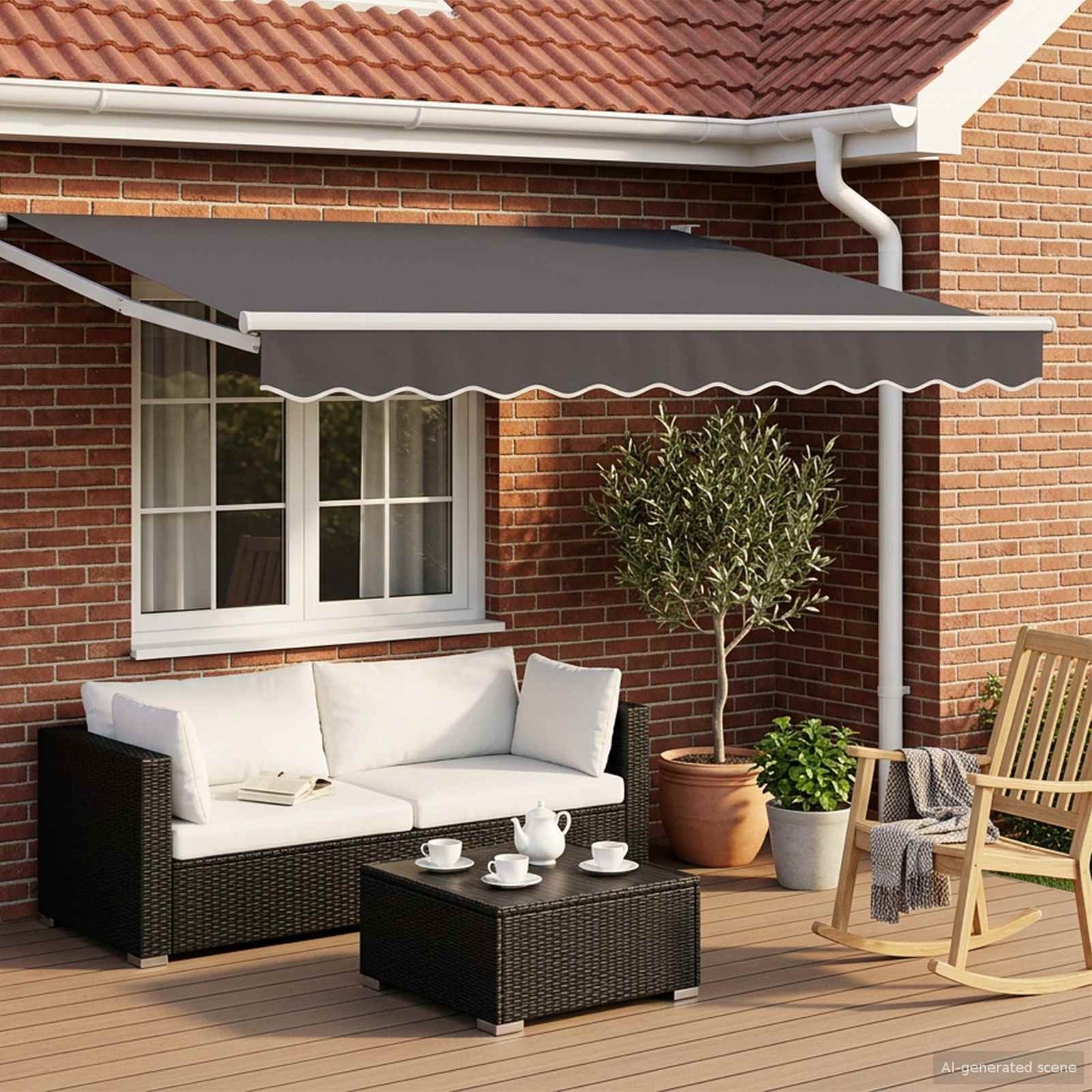 Toldo Retráctil Automático 400X300 Cm