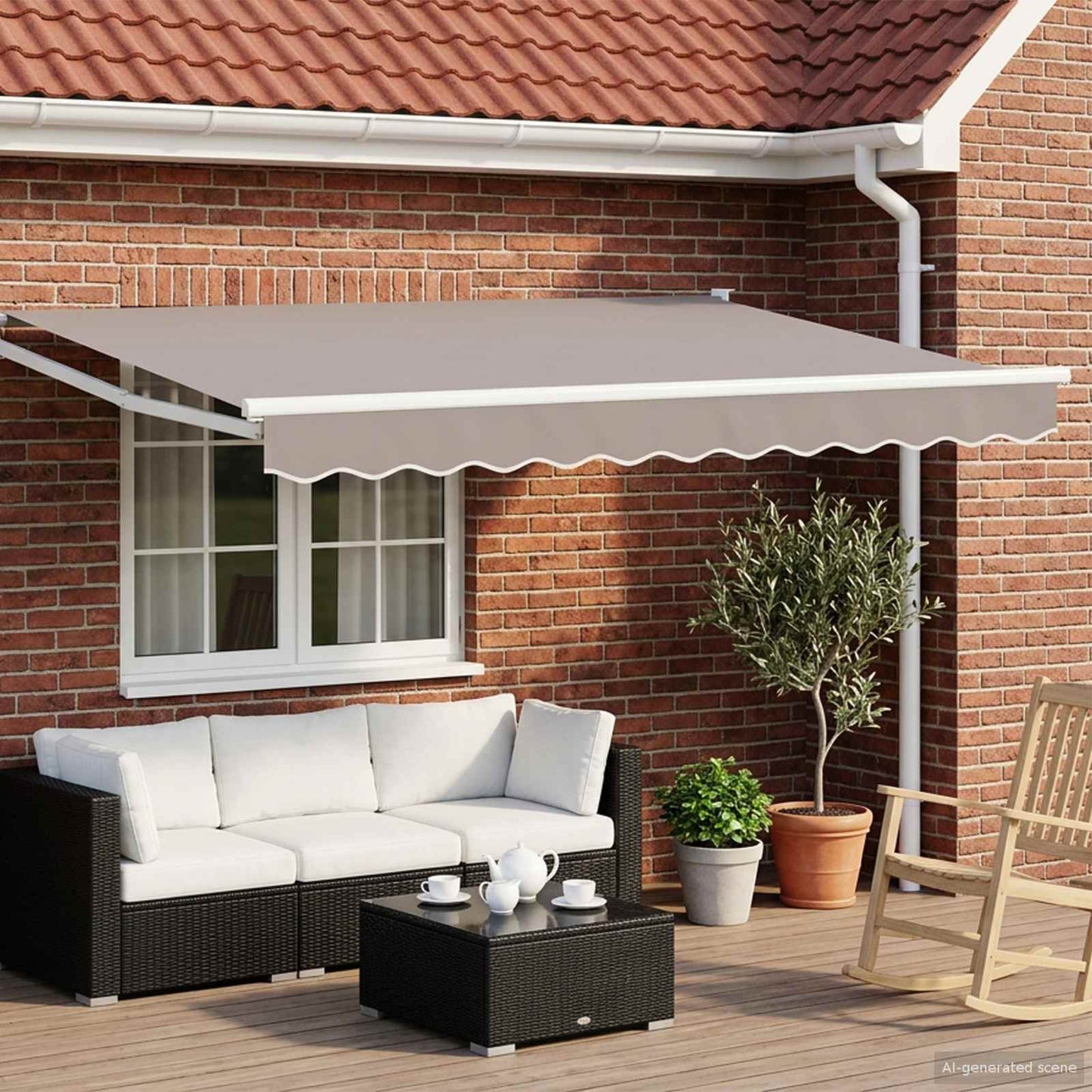 Toldo Retráctil Automático 400X300 Cm