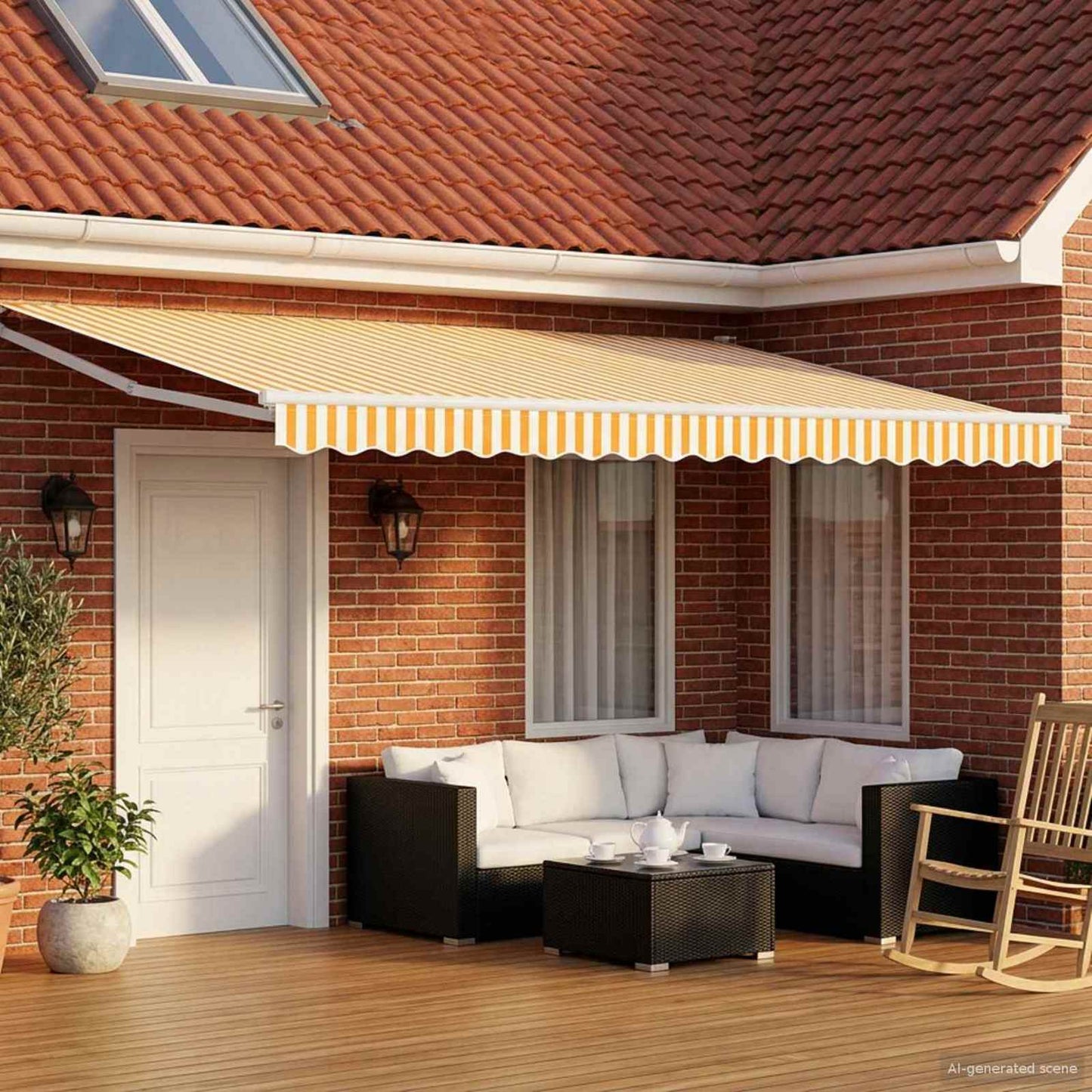 Toldo Retráctil Automático 400X300 Cm