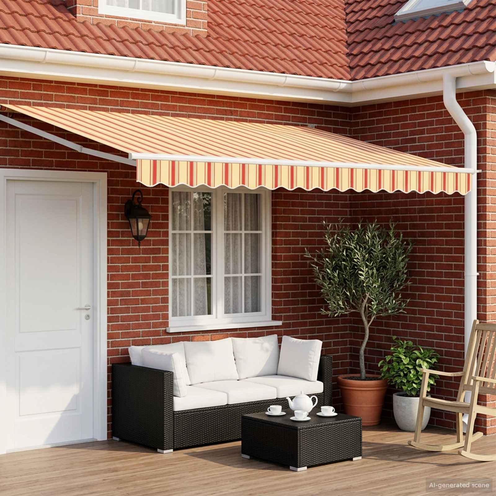 Toldo Retráctil Automático 400X300 Cm