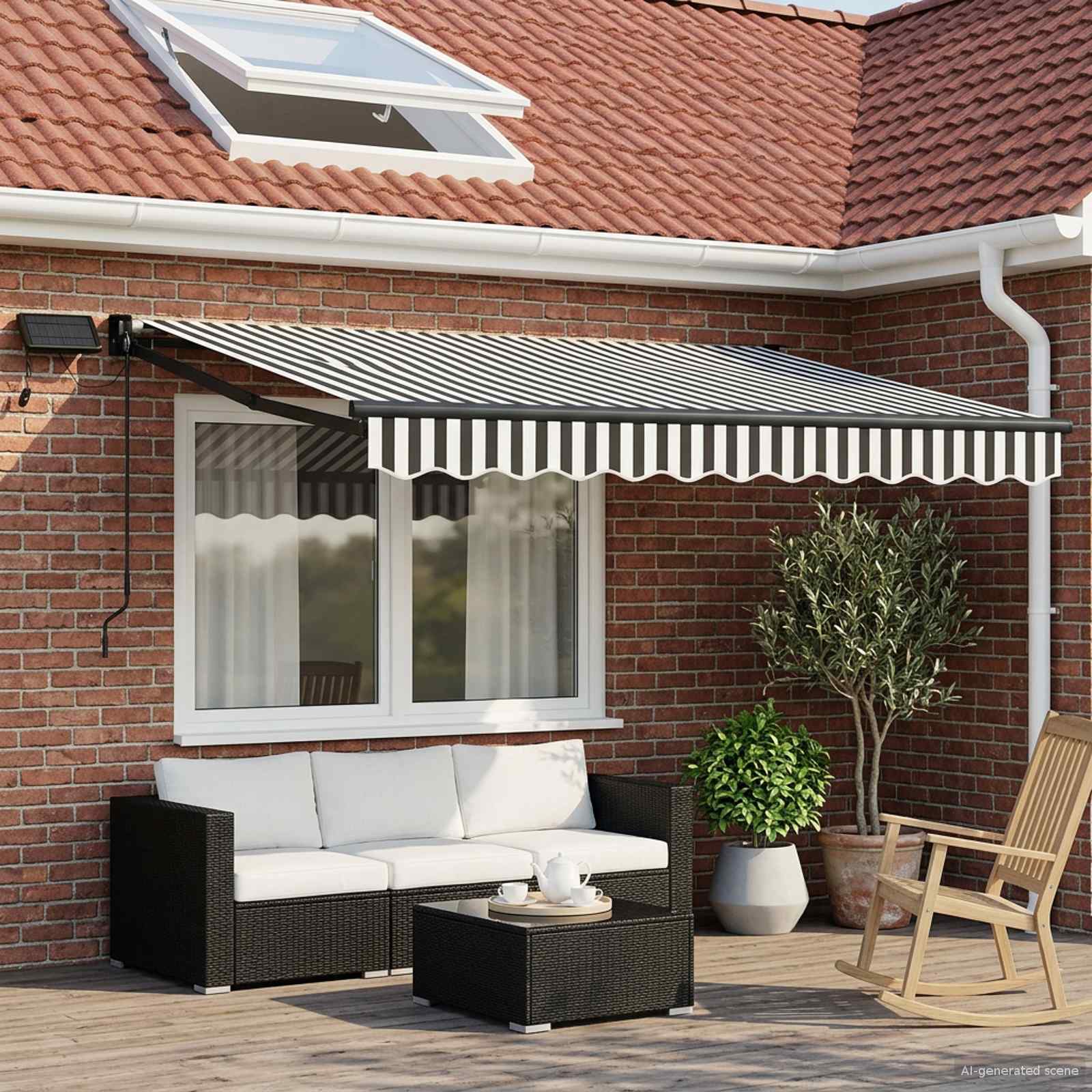 Toldo Retráctil Automático 400X300 Cm
