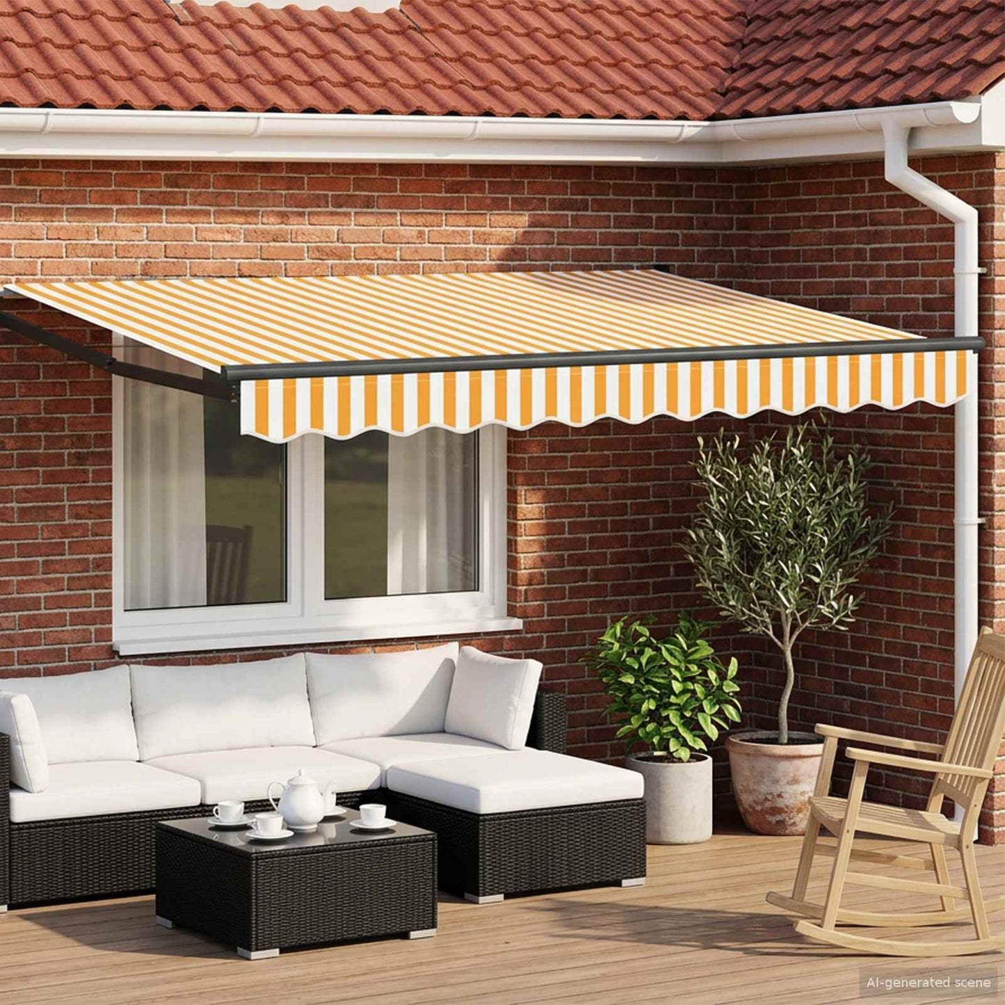 Toldo Retráctil Automático 400X300 Cm