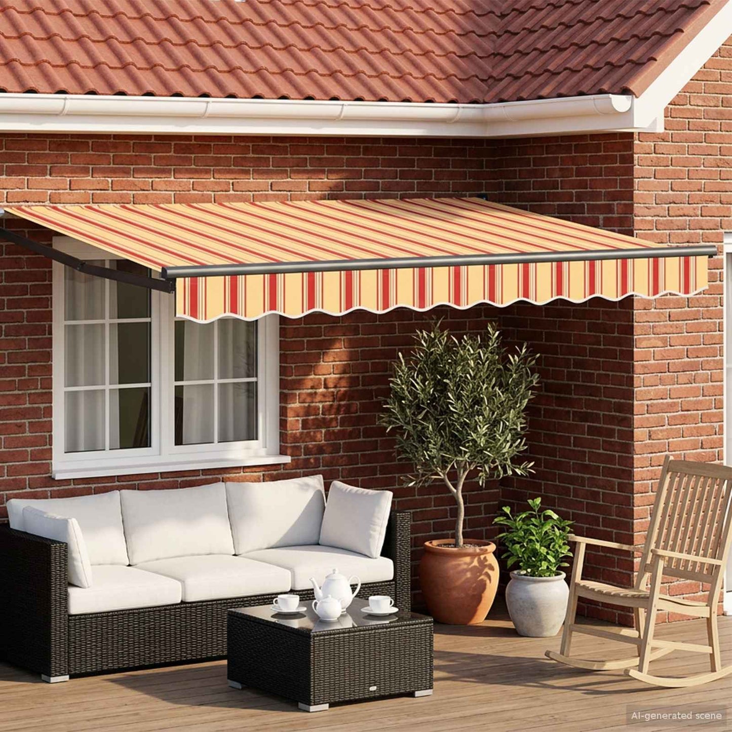 Toldo Retráctil Automático 400X300 Cm