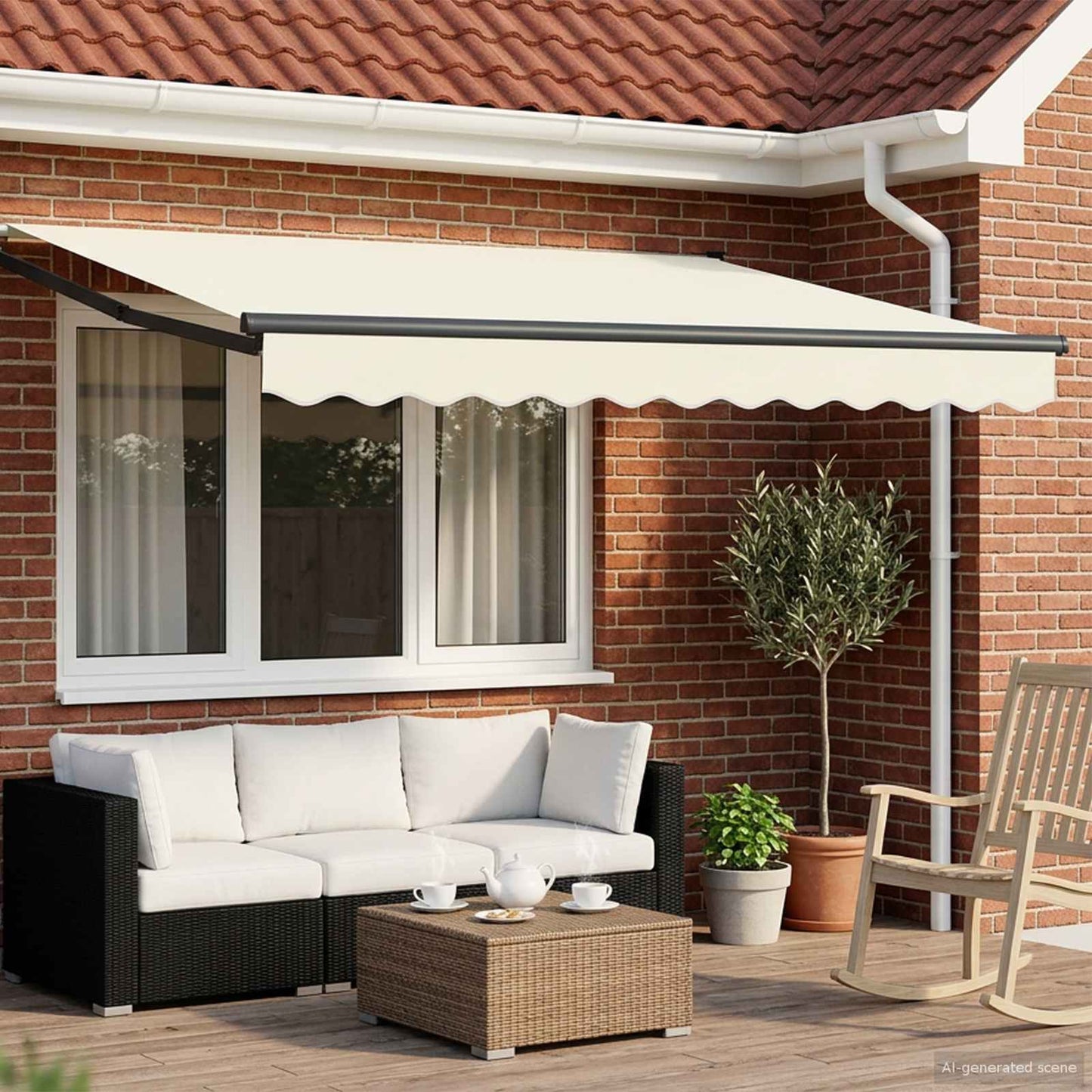 Toldo Retráctil Automático 400X300 Cm
