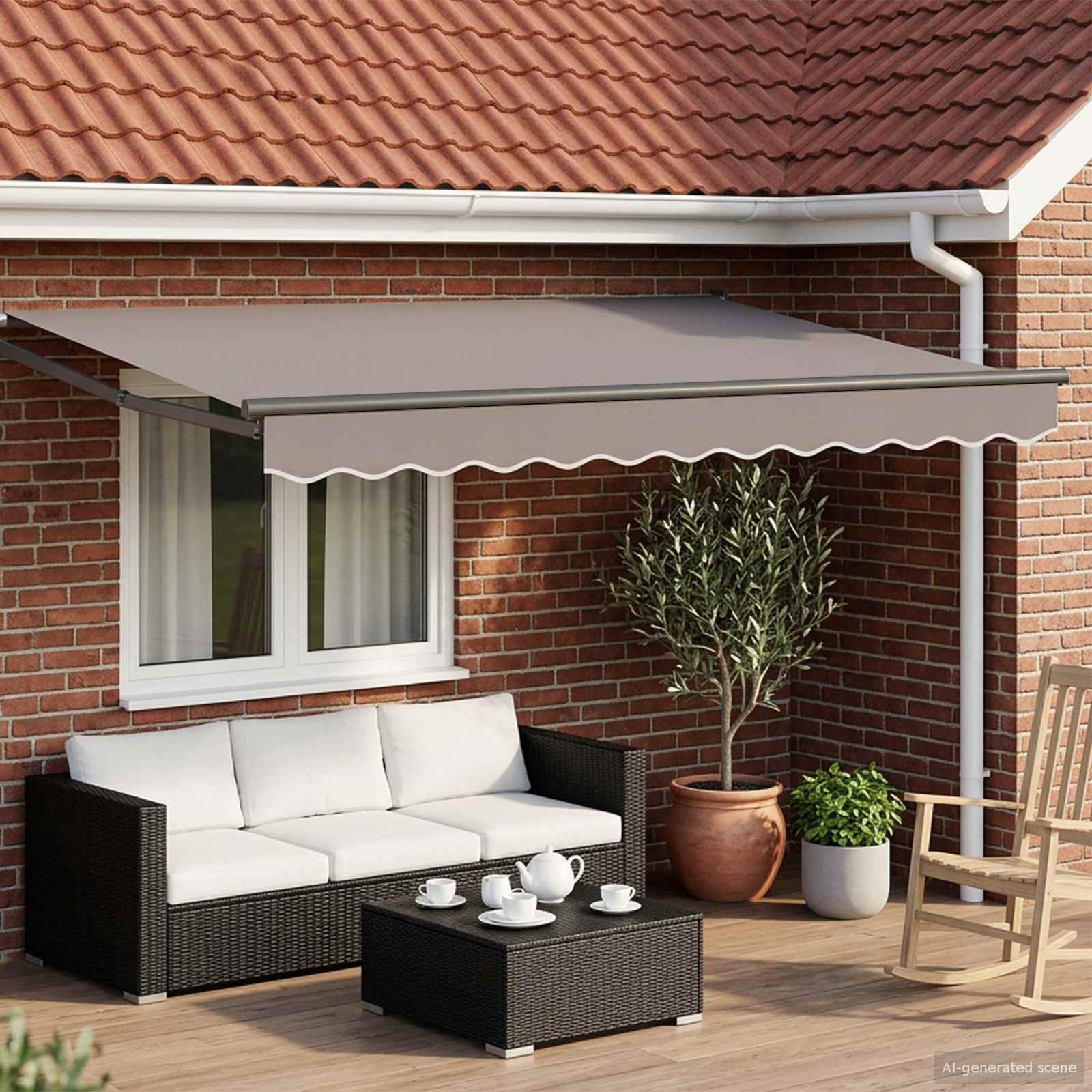 Toldo Retráctil Automático 400X300 Cm