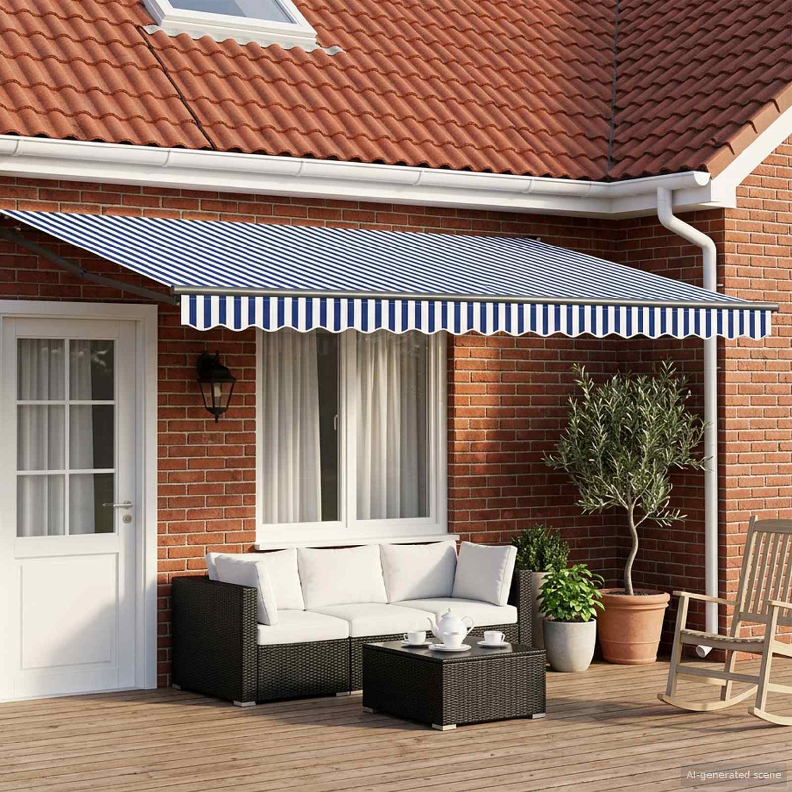 Toldo Retráctil Automático 400X300 Cm