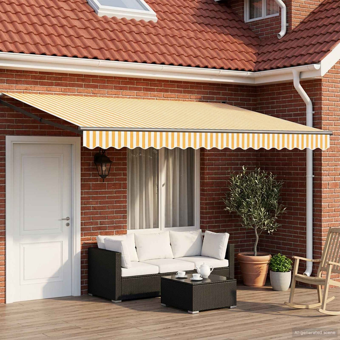 Toldo Retráctil Automático 400X300 Cm