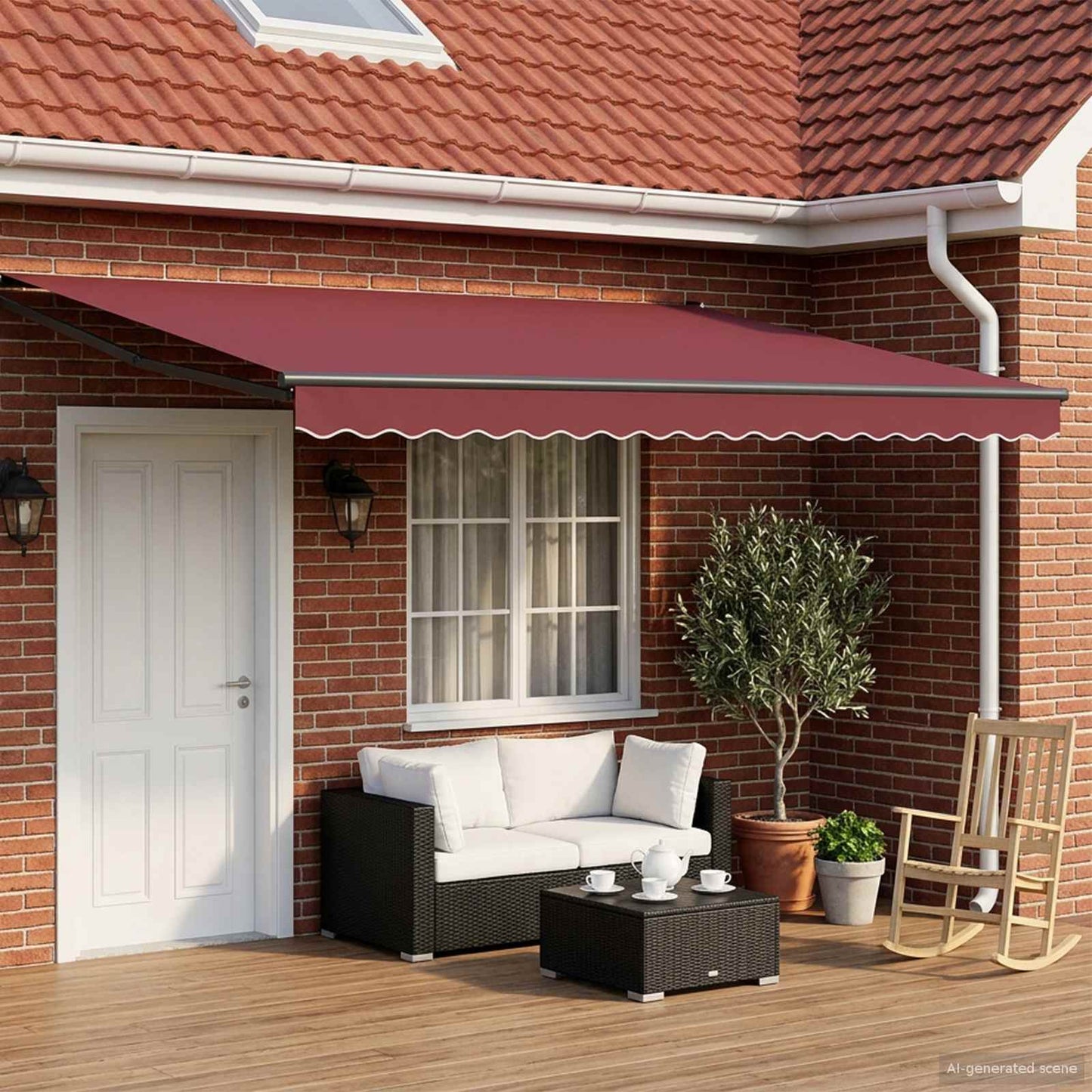 Toldo Retráctil Automático 400X300 Cm