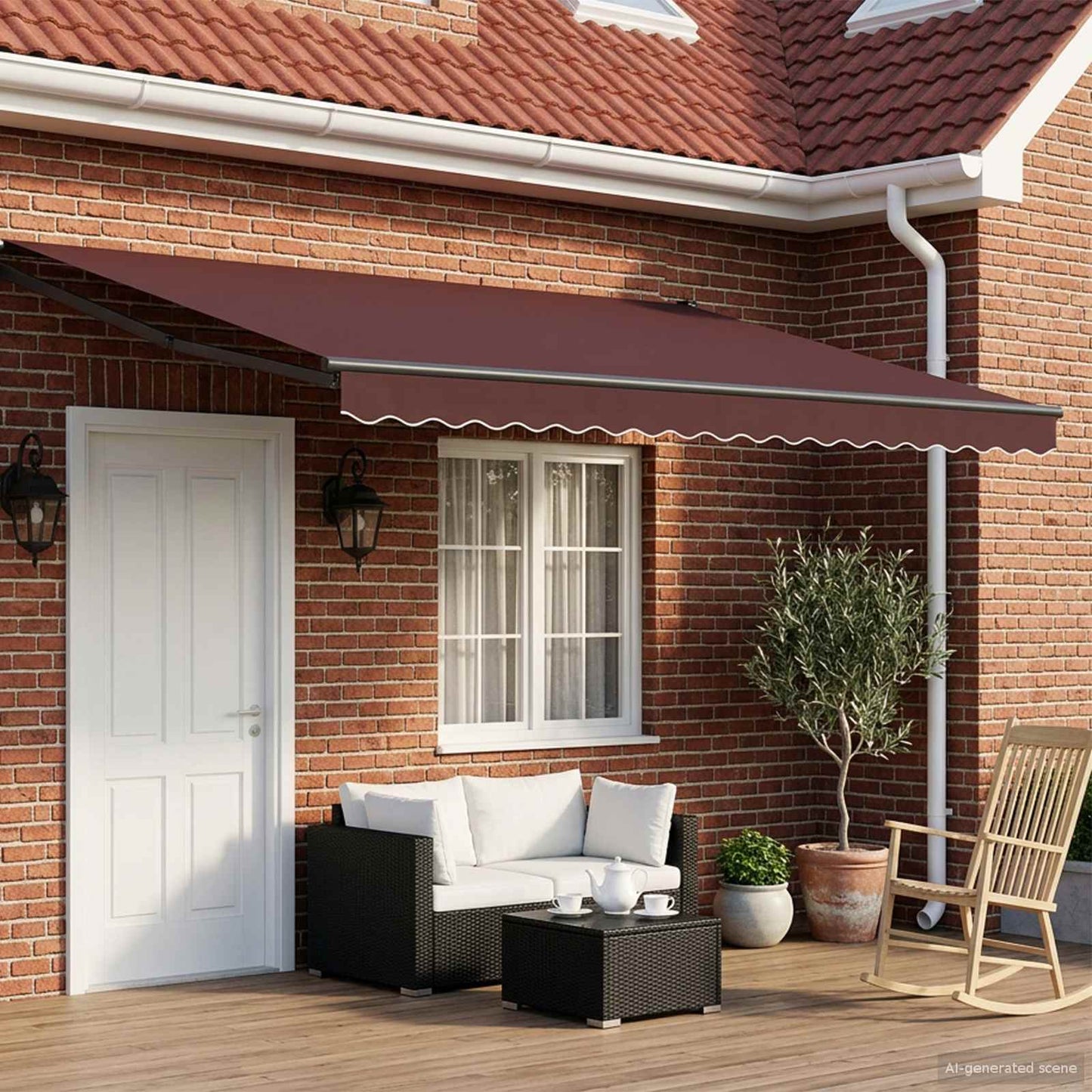 Toldo Retráctil Automático 400X300 Cm