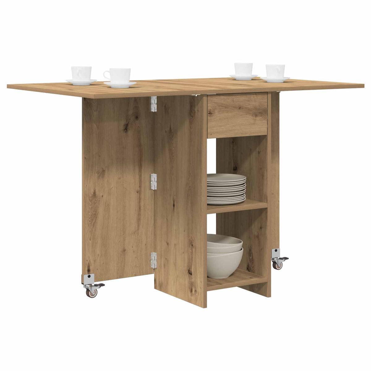 Mesa De Comedor 115 X 70 X 75 Cm Madera De Ingeniería