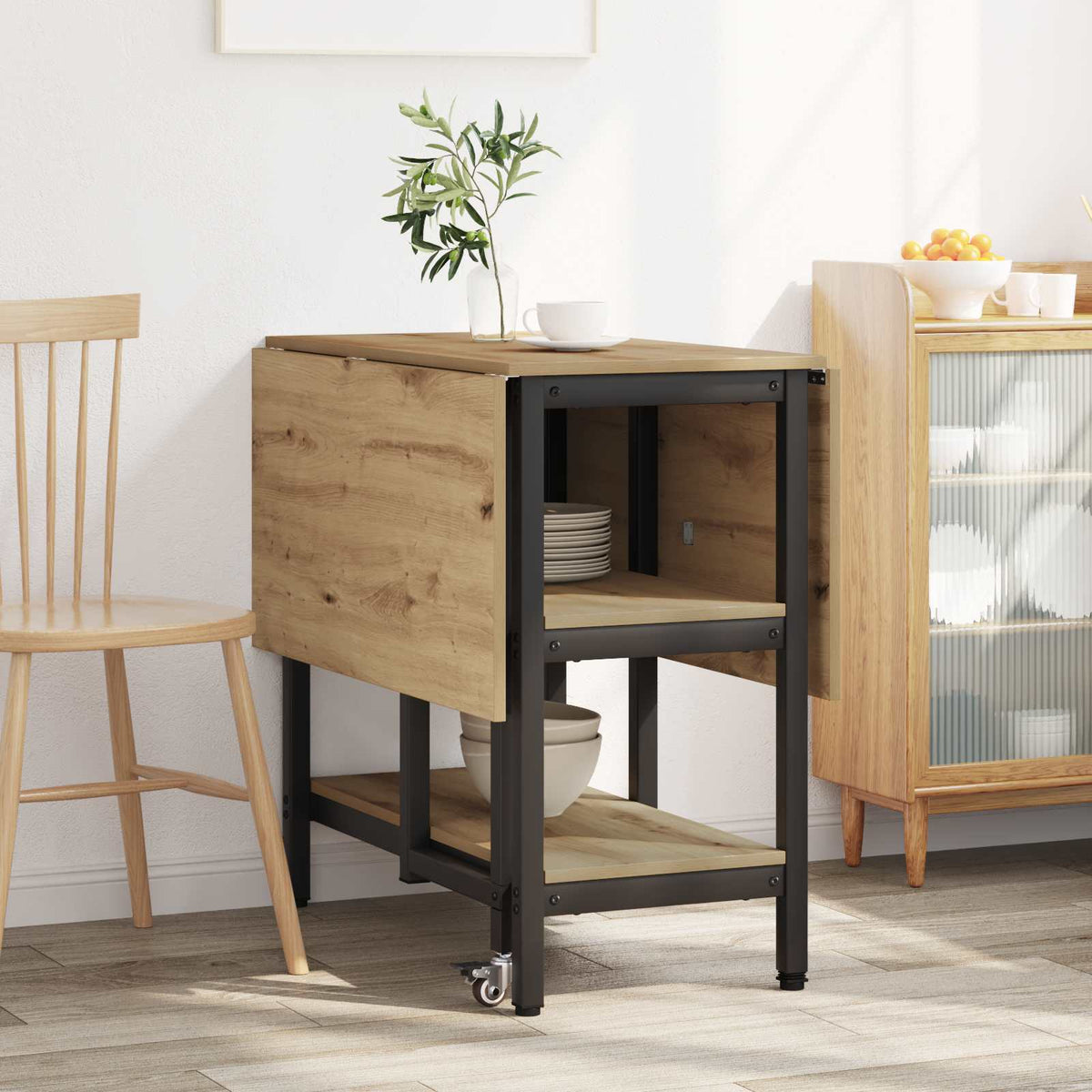 Mesa De Comedor 122 X 80 X 76,5 Cm Madera De Ingeniería